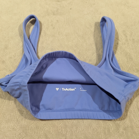 NWOT - Small - Aritzia - TNA - TnaBUTTER™ Mini Bra Top in Light Blue - Picture 2 of 5